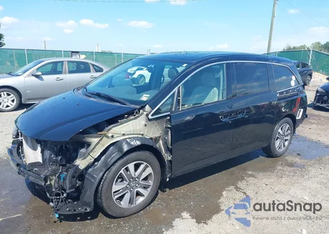 2015 Honda Odyssey Touring/Touring Elite из США, поврежденный, VIN 5FNRL5H96FB105859